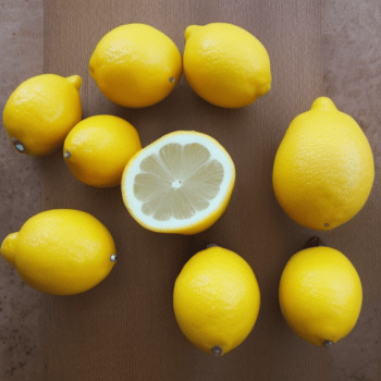 Lemons at the table