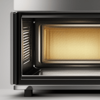A look inside a combination microwave