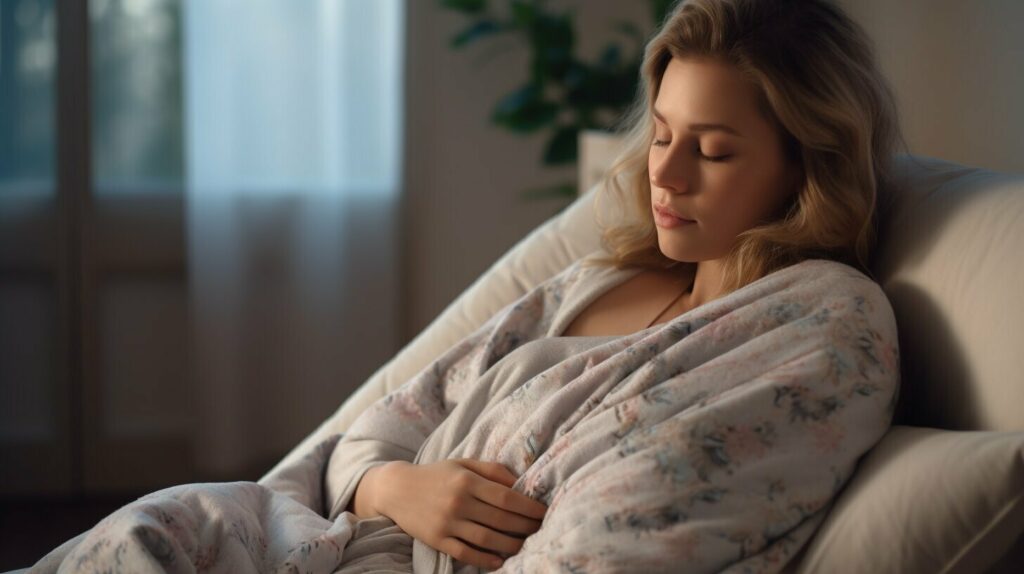 can you use a weighted blanket when pregnant