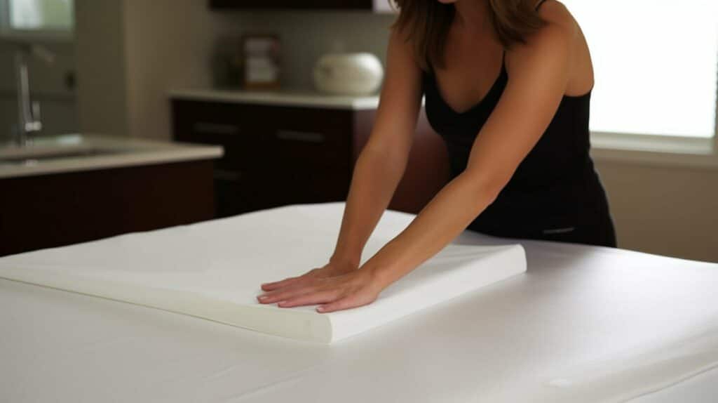 how to compress a memory foam mattress topper